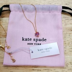 NWT Kate Spade Heart Necklace and Earrings. Perfect for Mother's Day!